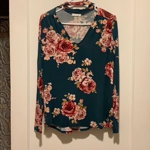 Long Sleeve choker shirt